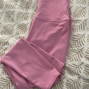 Dusty Rose Pink high waist airbrush legging